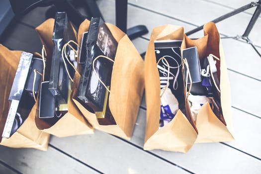gift brown shopping market