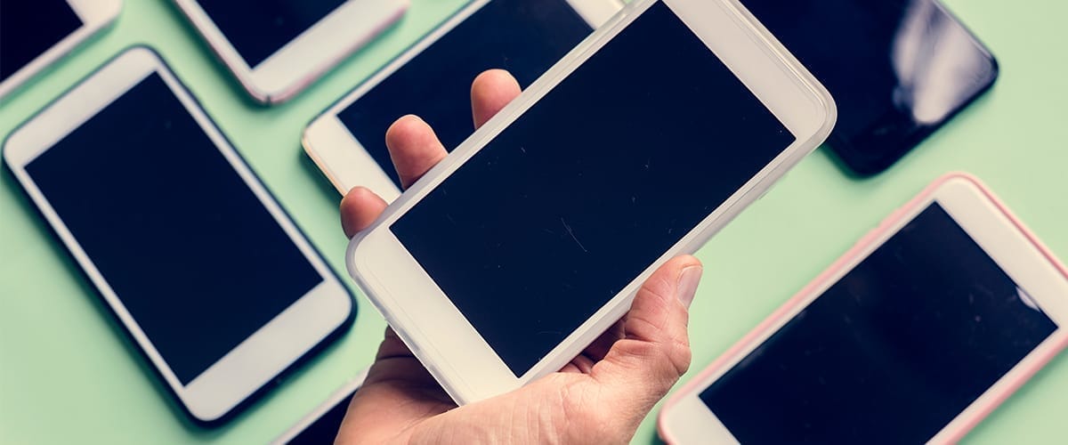 Sales of smartphones have fallen sharply